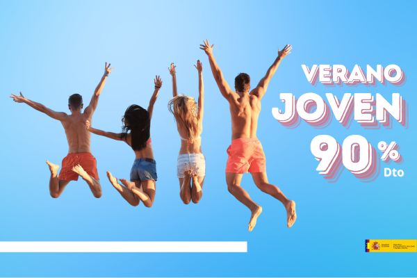 Verano Joven 2024 - Viaja con un 90% de descuento